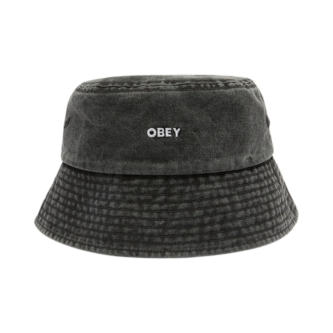100520096 Obey Bold Pigment Twill Bucket Hat Pigment Black