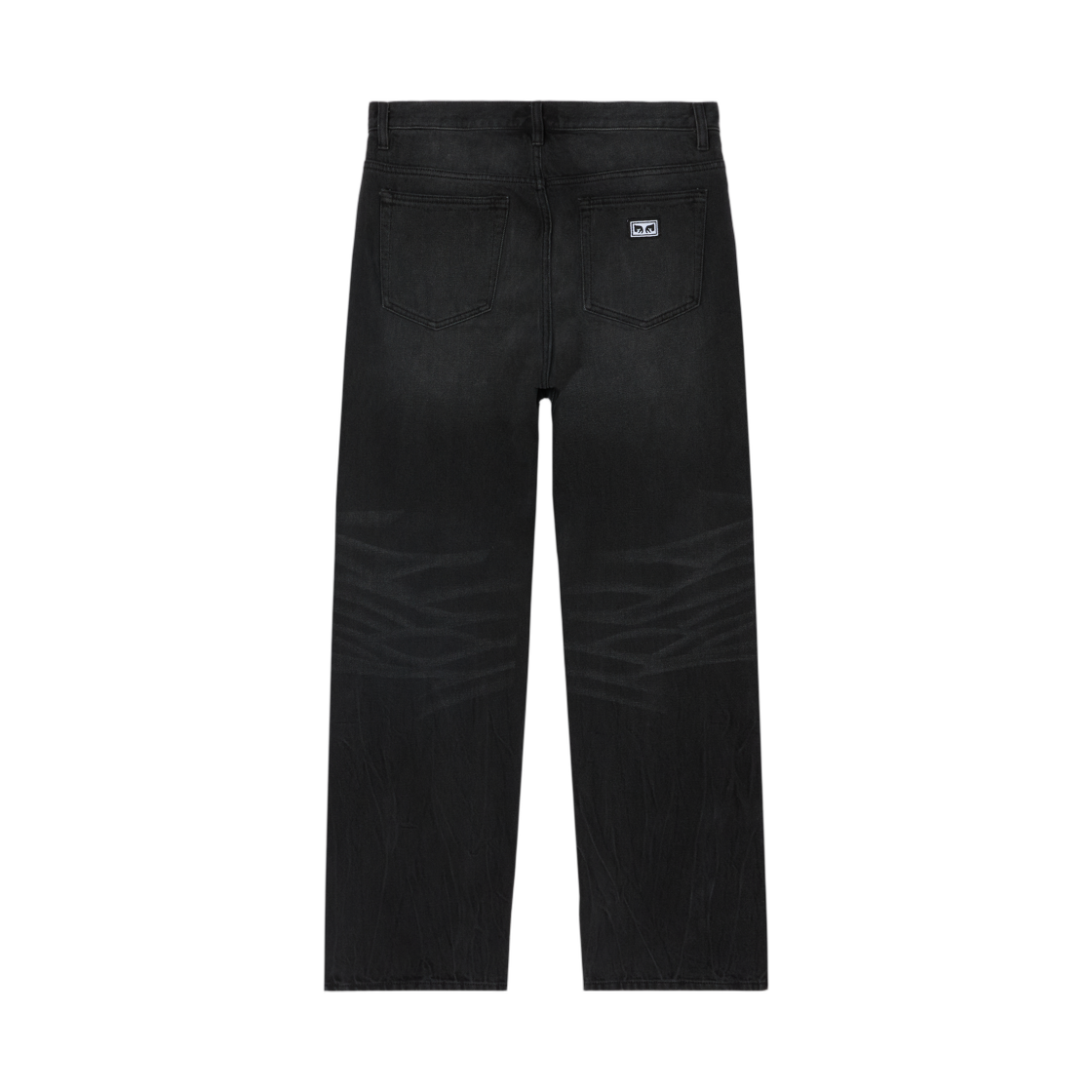 오베이 박스카 스트레이트 레그 데님 헤비 빈티지 블랙(Obey Boxcar Straight Leg Denim Heavy Vintage Black) - 2