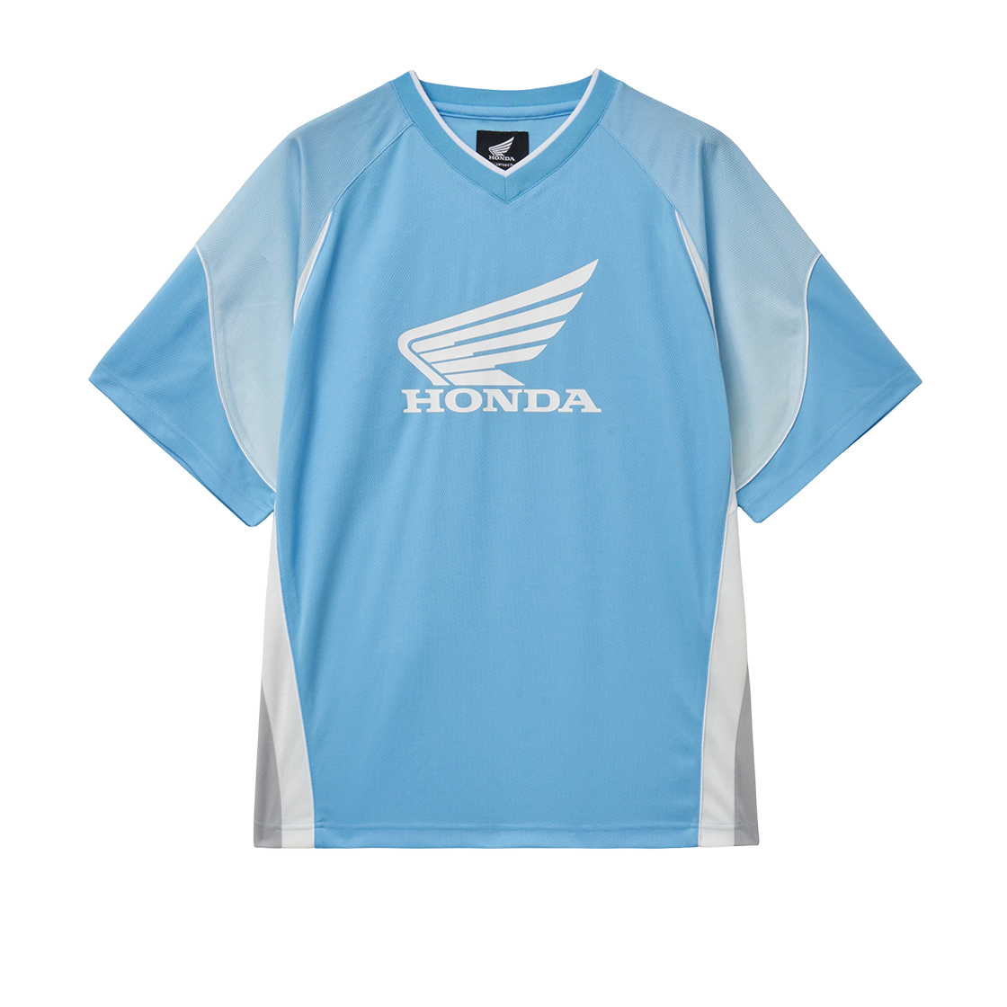 혼다 메쉬 스피드 트랙 반팔 티셔츠 라이트 블루