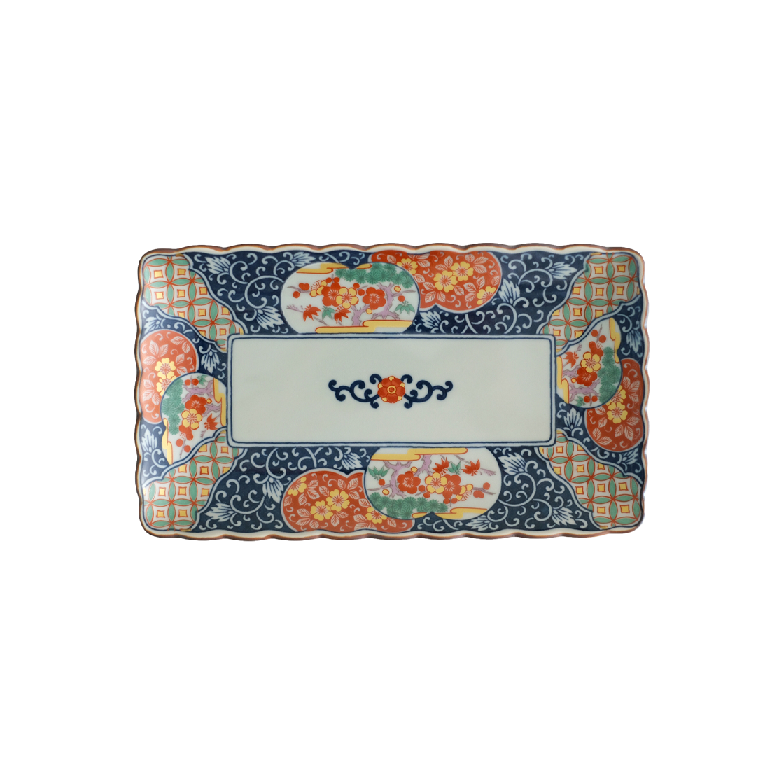 [3% 적립] 미노항 코리아 매화 사각 플레이트([3% 적립] MINOHAN KOREA UME FLOWER SQUARE PLATE) - 1