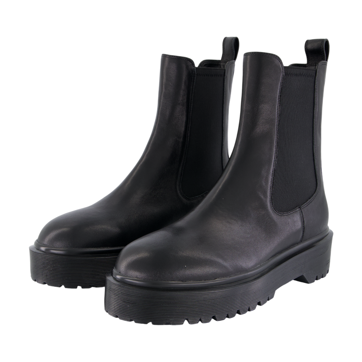 언더마이카 볼드 스탠다드 첼시 부츠 블랙(Undermycar Bold Standard Chelsea Boots Black)
