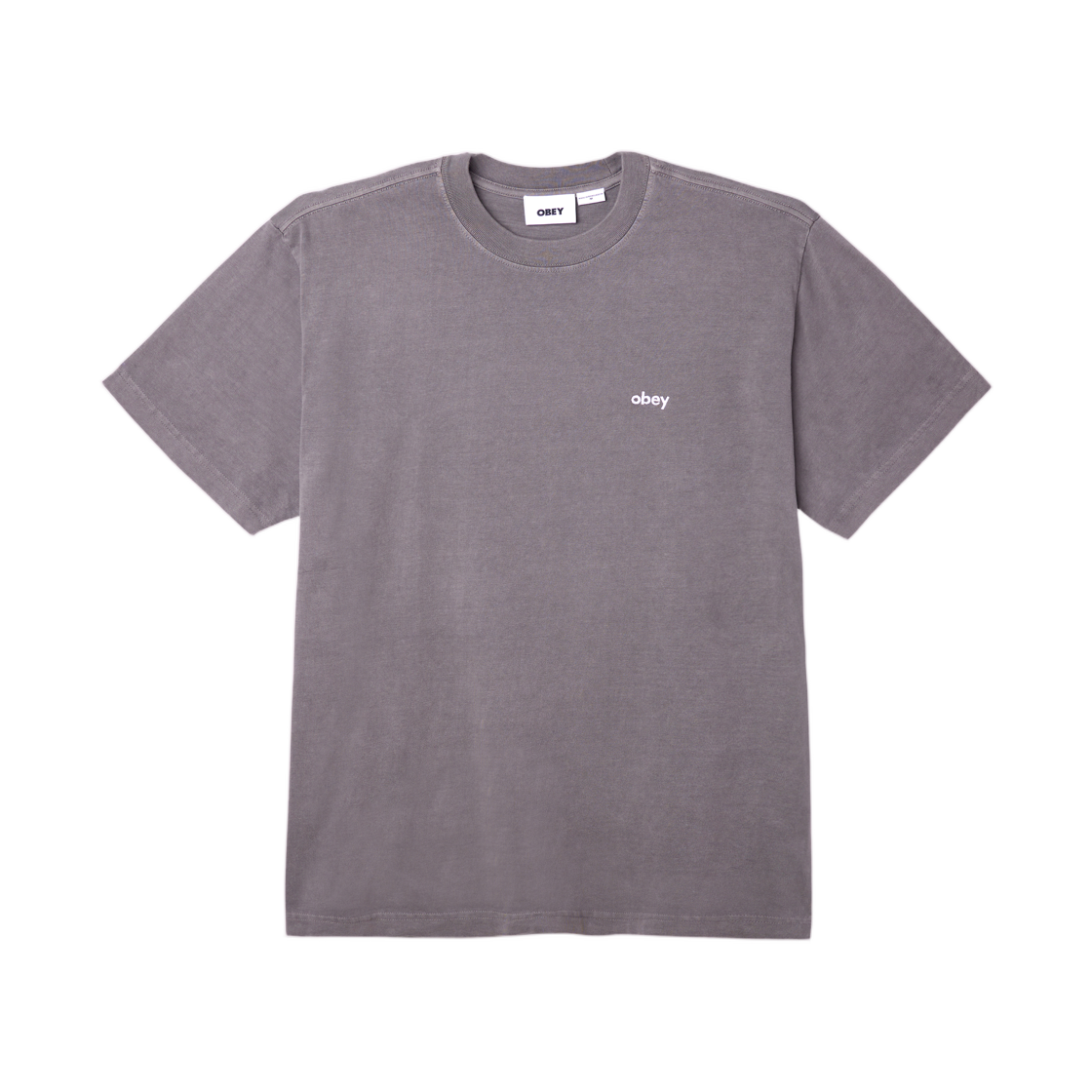 오베이 로워케이스 피그먼트 티셔츠 피그먼트 디지털 블랙(Obey Lowercase Pigment T-Shirt Pigment Digital Black)