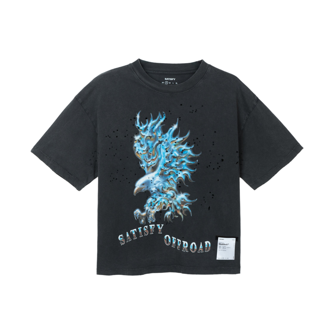 21002-00A15 Satisfy Mothtech T‑Shirt Aged Black