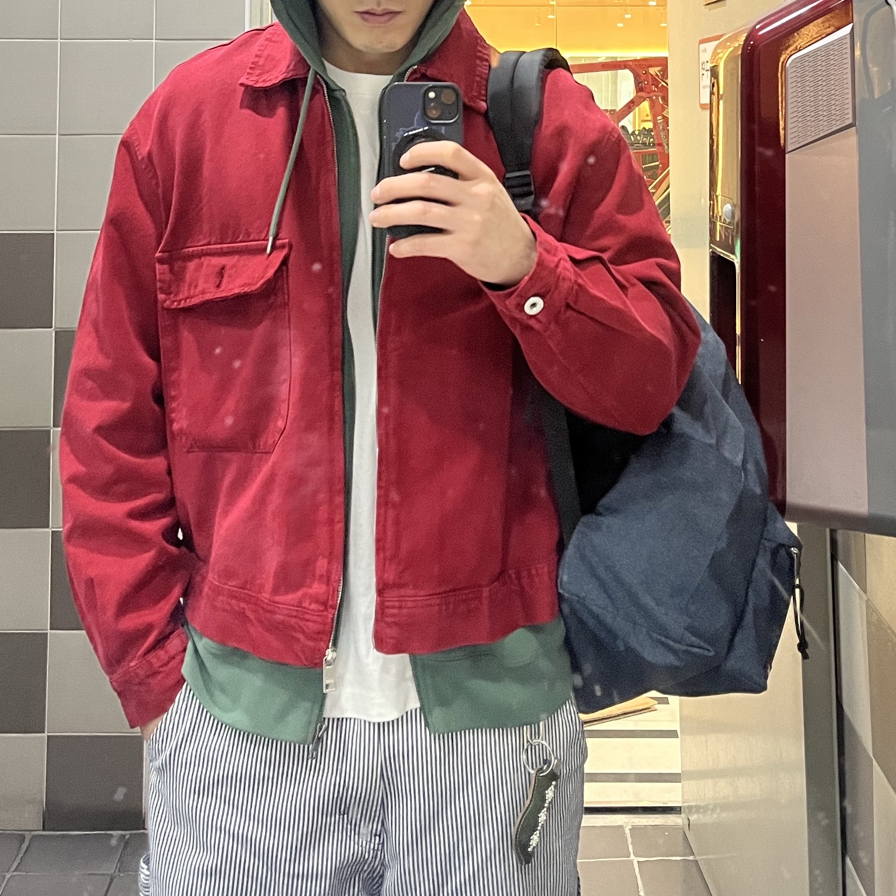 Eastpak Authentic Padded Pakr XL Black 착용 스타일