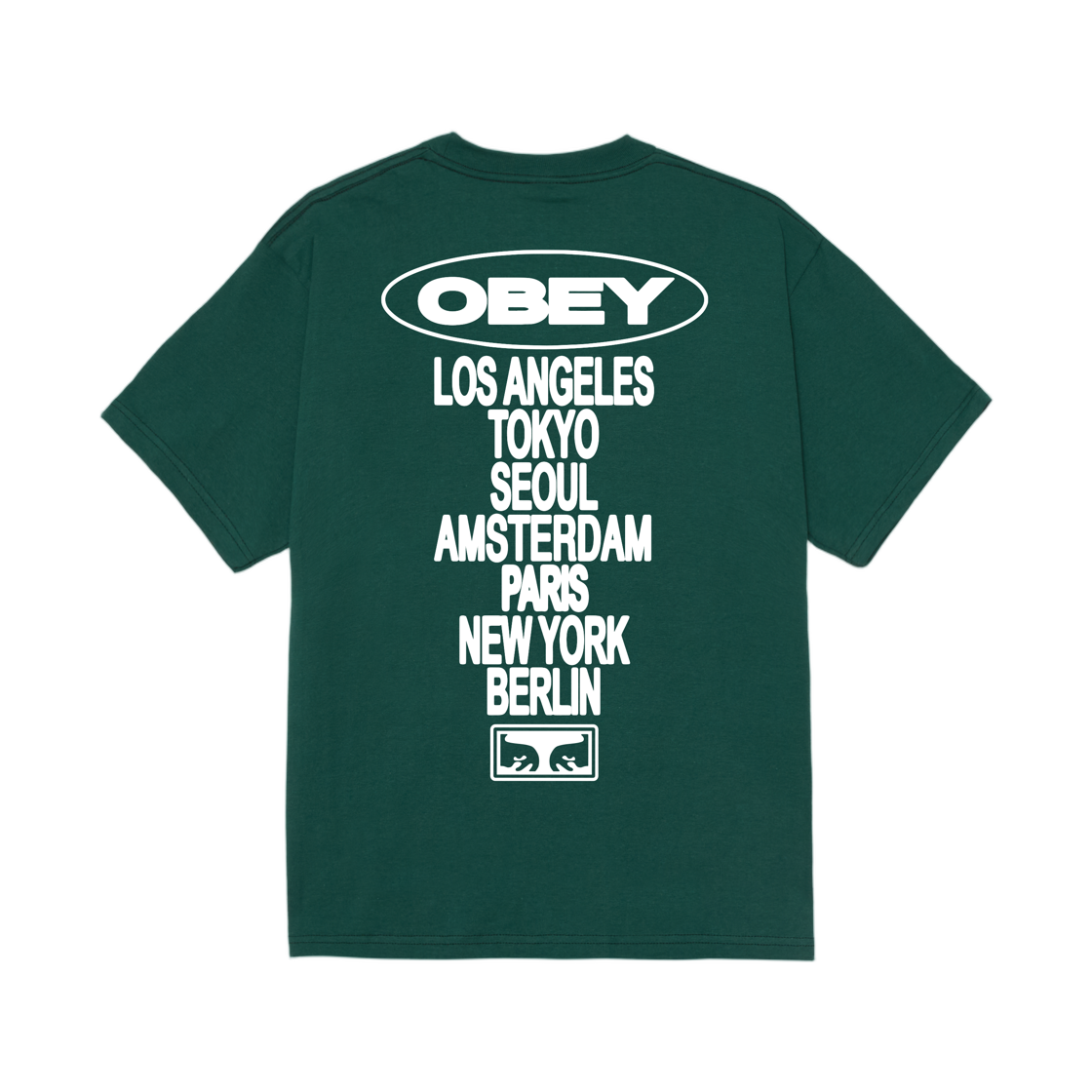 오베이 글로벌 임팩트 클래식 티셔츠 레인포레스트(Obey Global Impact Classic T-Shirt Rainforest) - 1