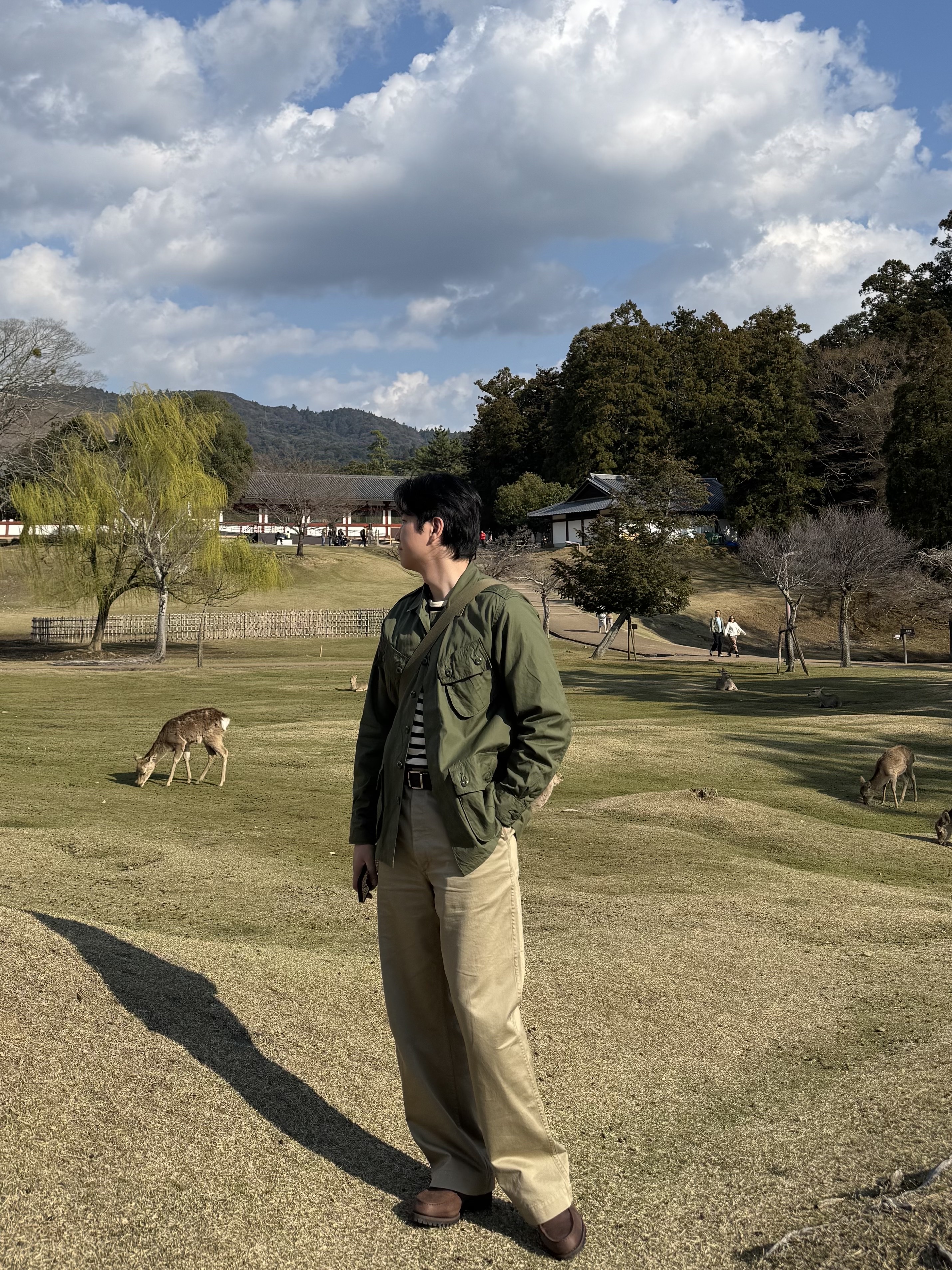 Timberland x Thisisneverthat 3-Eye Authentic Boat Shoes Brown - Wide, Buzz Rickson's Coat Combat Tropical Olive 착용 스타일 - 2