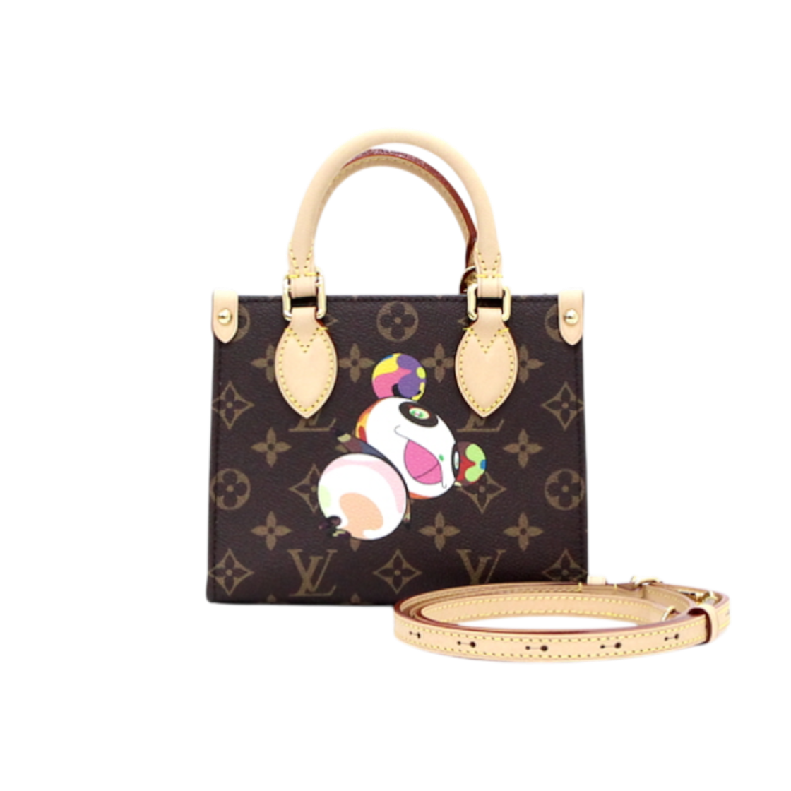 루이비통 M13668 무라카미 모노그램 캔버스 온더고BB 토트백 겸 숄더백 크로스백aa61951(Louis Vuitton Murakami Monogram OnTheGo BB Tote and Shoulder Bag)