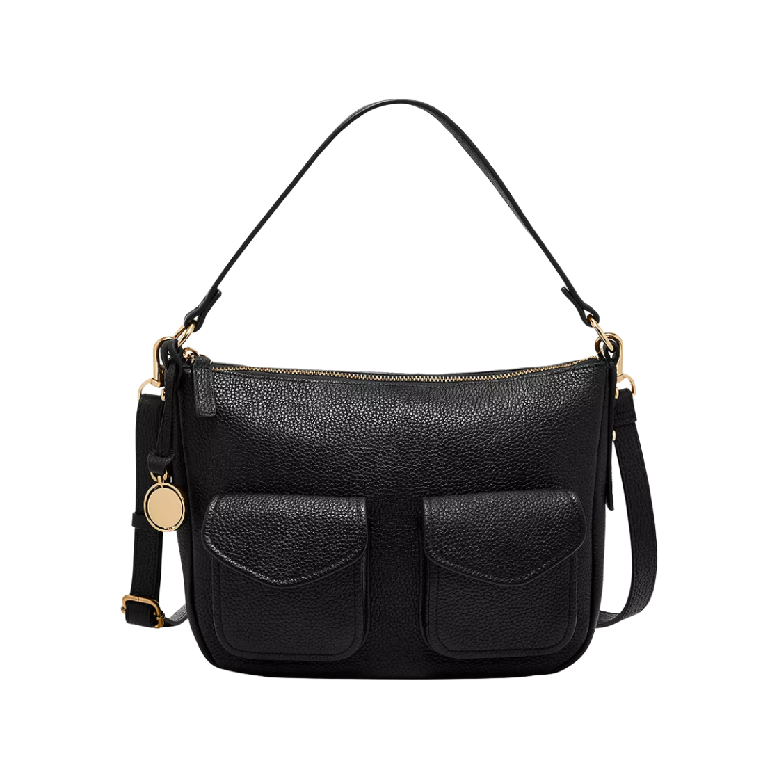 파슬 졸리 레더 카고 크로스바디백 블랙(Fossil Jolie Leather Cargo Crossbody Bag Black)