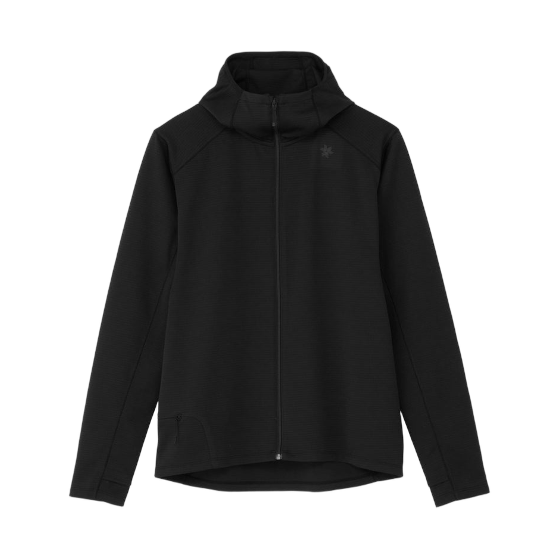 골드윈 듀얼 레이어드 롱슬리브 후디 블랙(Goldwin Dual Layered L/S Hoodie Black)