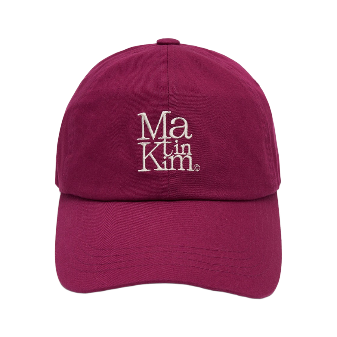 MK2600HT045VVI Matin Kim Matin Block Logo Ball Cap Violet