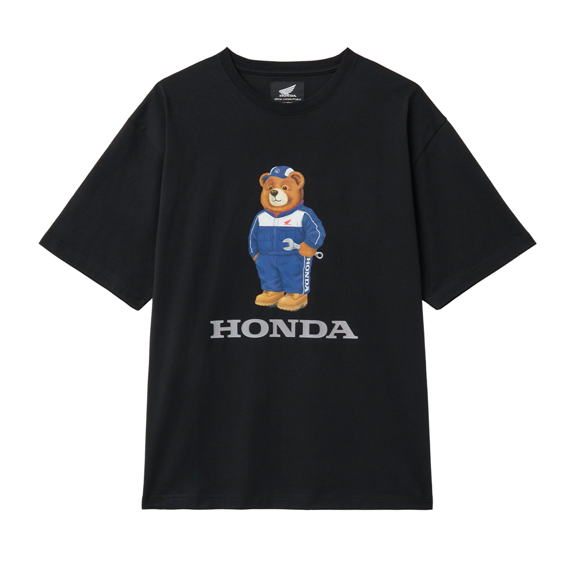 HGM1SS327BBK Honda Mechanic Bear Short Sleeve Black