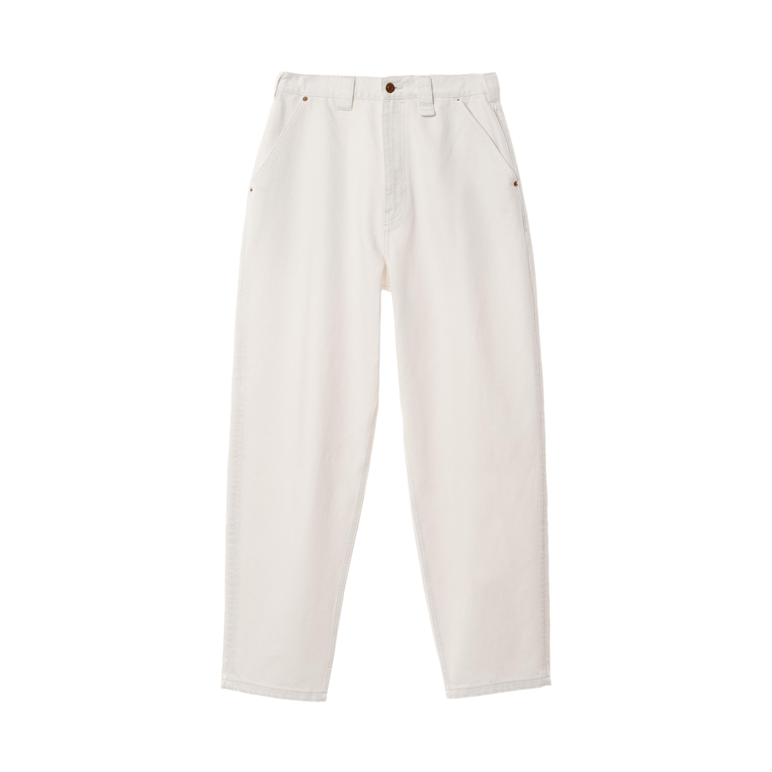 0840/511/712 Zara x Willy Chavarria High Rise Barrel Fit Jeans Ecru