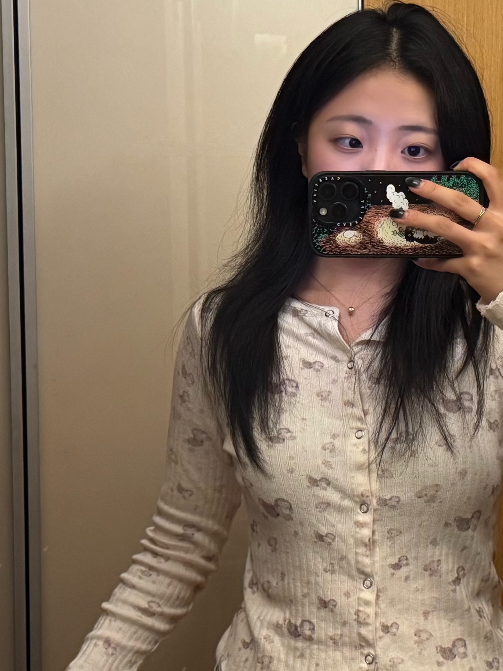 COYSEIO Cotton Cuddle Longsleeves Ivory 착용 스타일 - 2