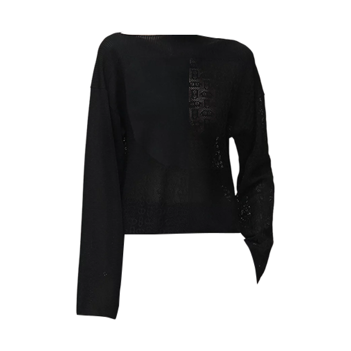 (W) 에르메스 샹달 롱슬리브 스웨터 누아((W) Hermes Chaine D'Ancre Long Sleeve Sweater Noir) - 1