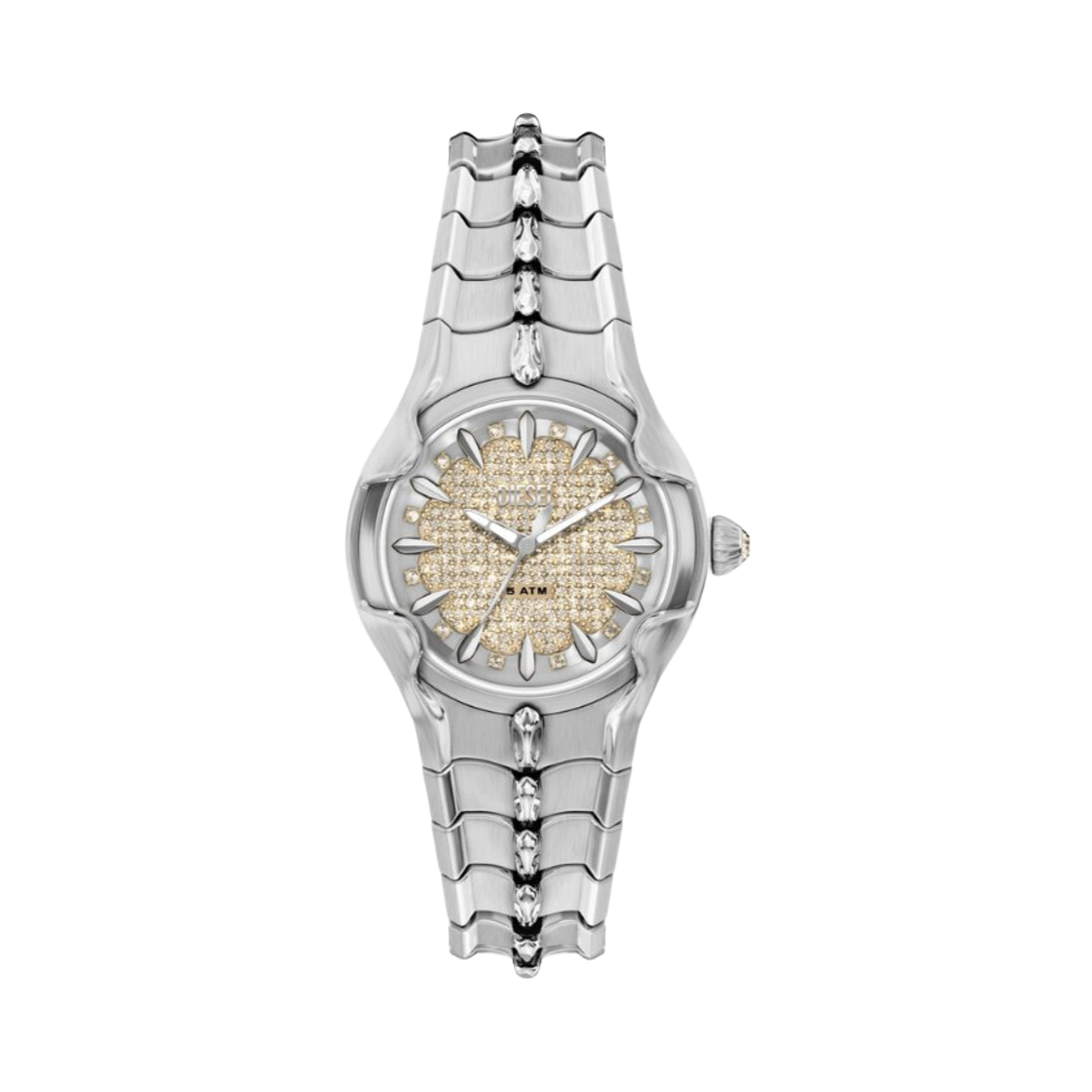 디젤 Dz5631 베르 쿼츠 쓰리핸드 32mm 스테인리스 스틸 실버(Diesel Dz5631 Vert Quartz Three-Hand 32mm Stainless Steel Silver)