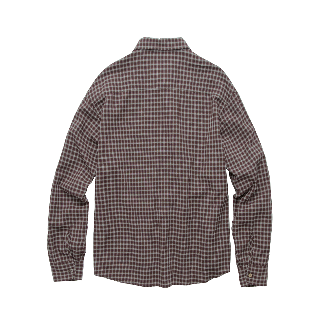 폴리테루 루즈드 체크 셔츠 (재패니즈 패브릭) 레드(Polyteru Loosed Check Shirts (Japanese Fabric) Red) - 2