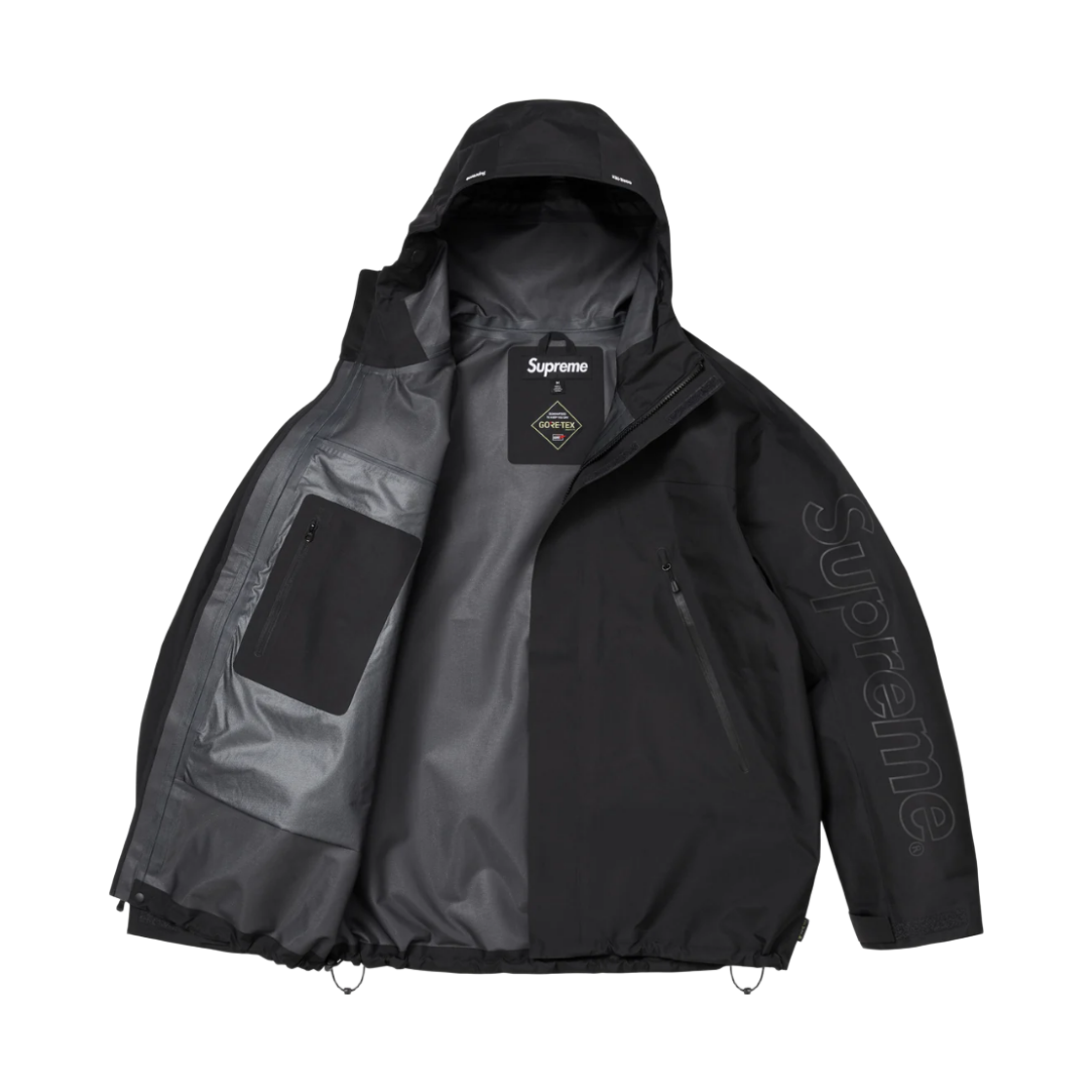 슈프림 고어텍스 고스트페이스 쉘 자켓 블랙 - 26SS(Supreme Gore-Tex Ghostface Shell Jacket Black - 26SS) - 3
