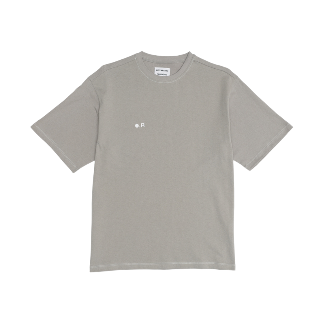 옵티미스틱 러너스 코튼 OR 티셔츠 그레이(Optimistic Runners Cotton OR T-Shirt Grey)