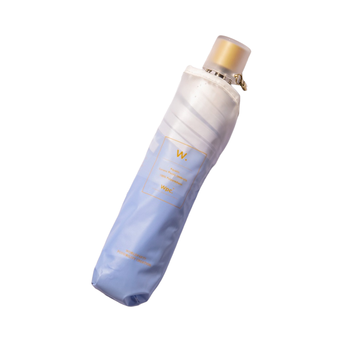 WPC 코스메틱 투명 비닐 3단 엄브렐라 퍼플(WPC Cosmetic Clear Vinyl 3-Fold Umbrella Purple)