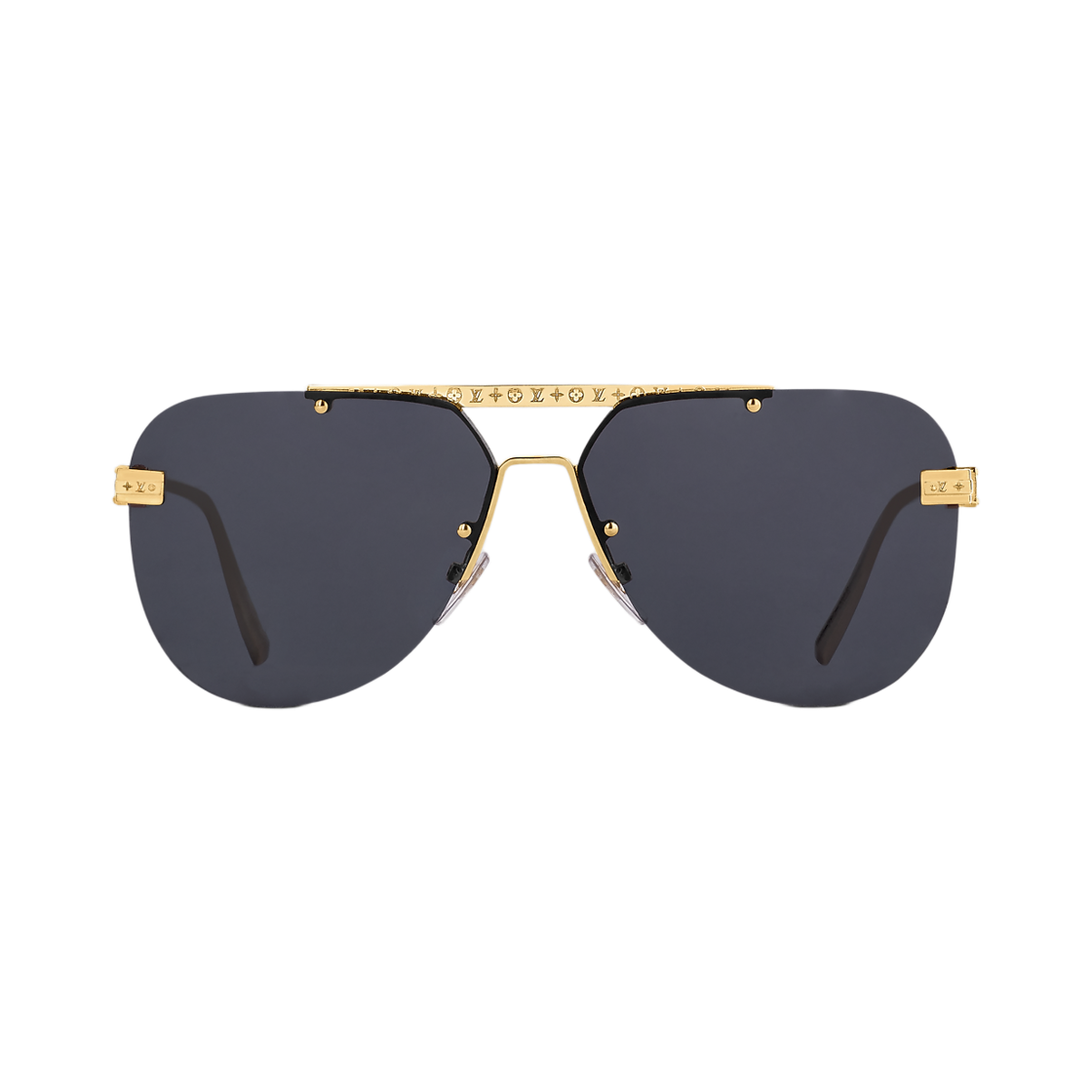 루이비통 LV 애쉬 선글라스 블랙 골드(Louis Vuitton LV Ash Sunglasses Black Gold)