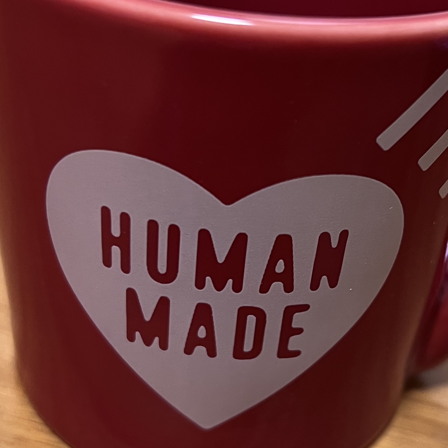 Human Made Coffee Mug Red 착용 스타일