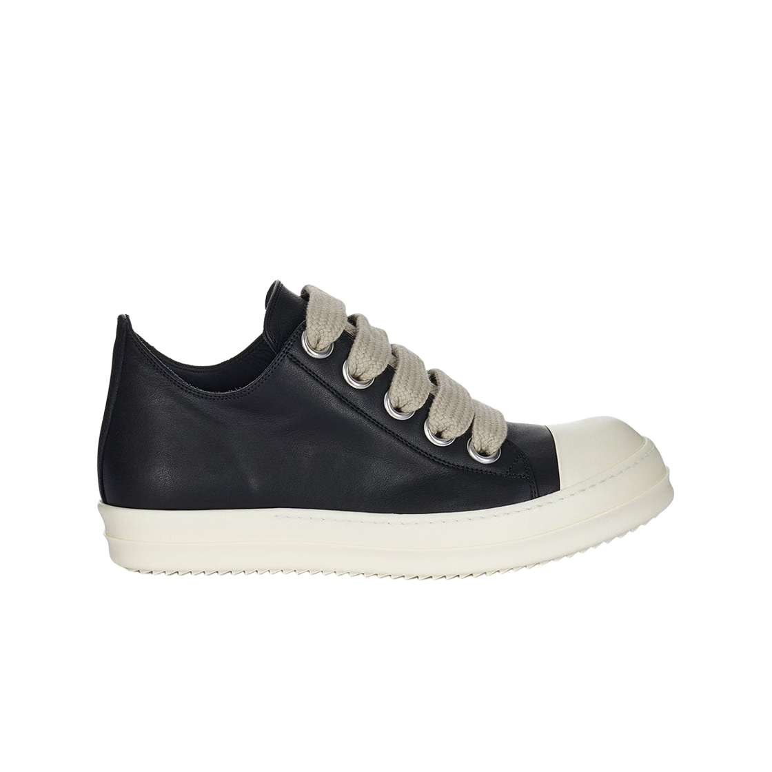 릭 오웬스 점보레이스 로우 스니커즈 블랙 밀크(Rick Owens Jumbolace Low Sneakers Black Milk)
