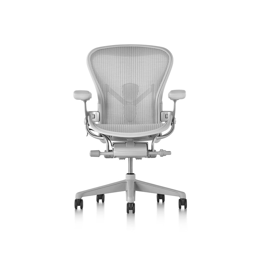 _HM013 Herman Miller New Aeron Chair Full Option Mineral