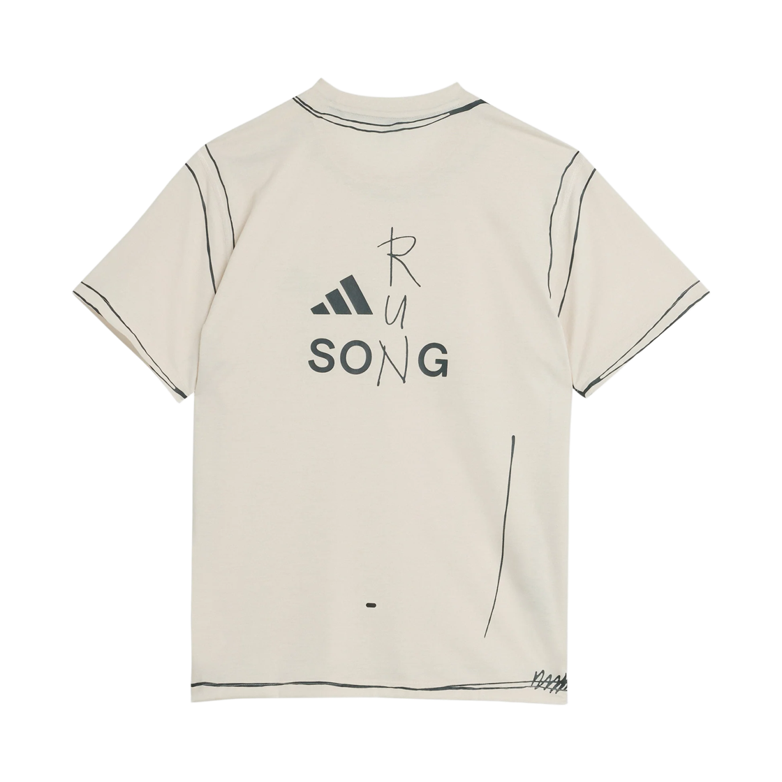 아디다스 x 송 포 더 뮤트 아디365 러닝 티셔츠 헤일로 아이보리 - KR 사이즈(Adidas x Song for the Mute Adi365 Running T-Shirt Halo Ivory - KR Sizing) - 2