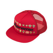 Supreme Pins Mesh Back 5-Panel Red - 26SS