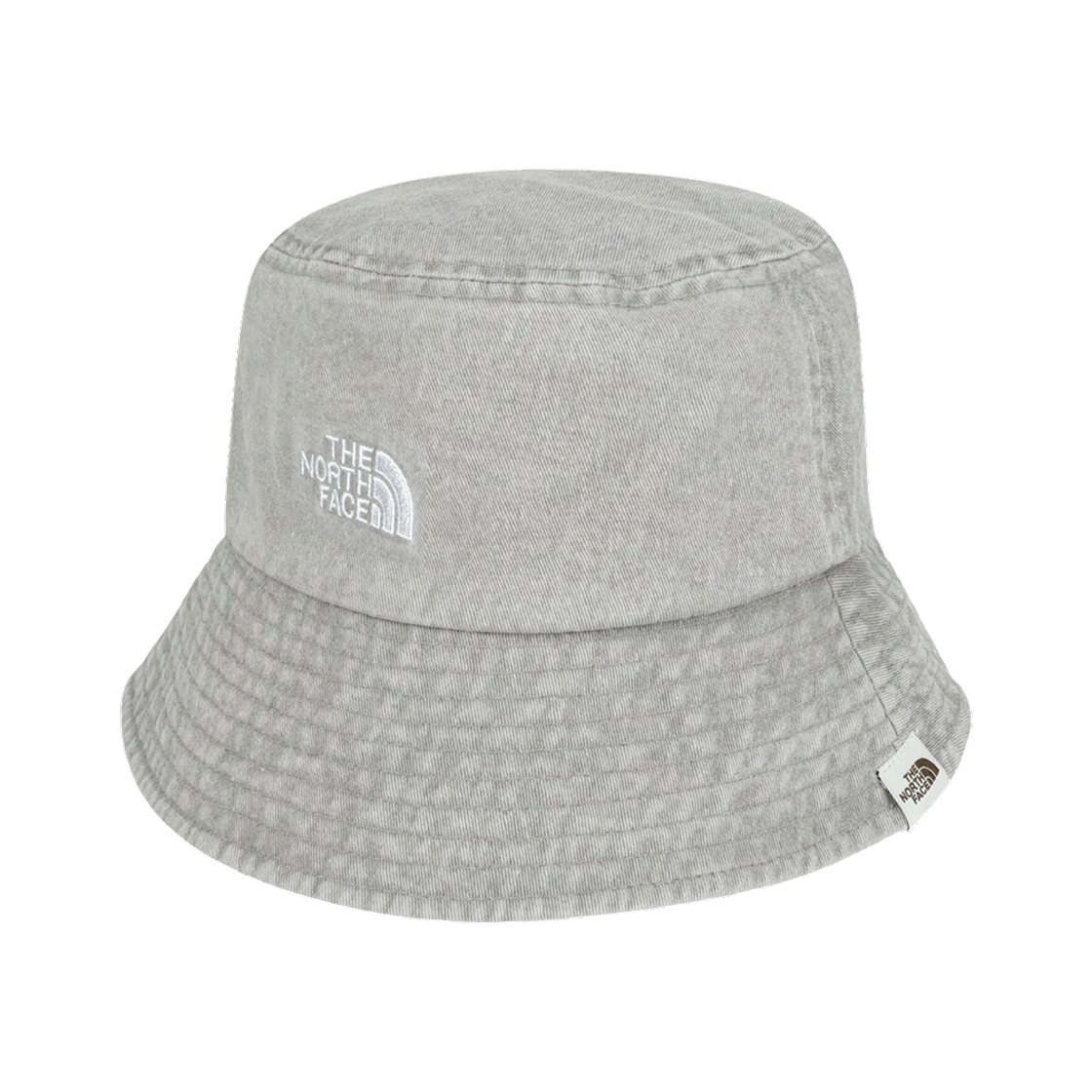 NE3HS00L The North Face White Label Logo Bucket Hat Gray - 26SS