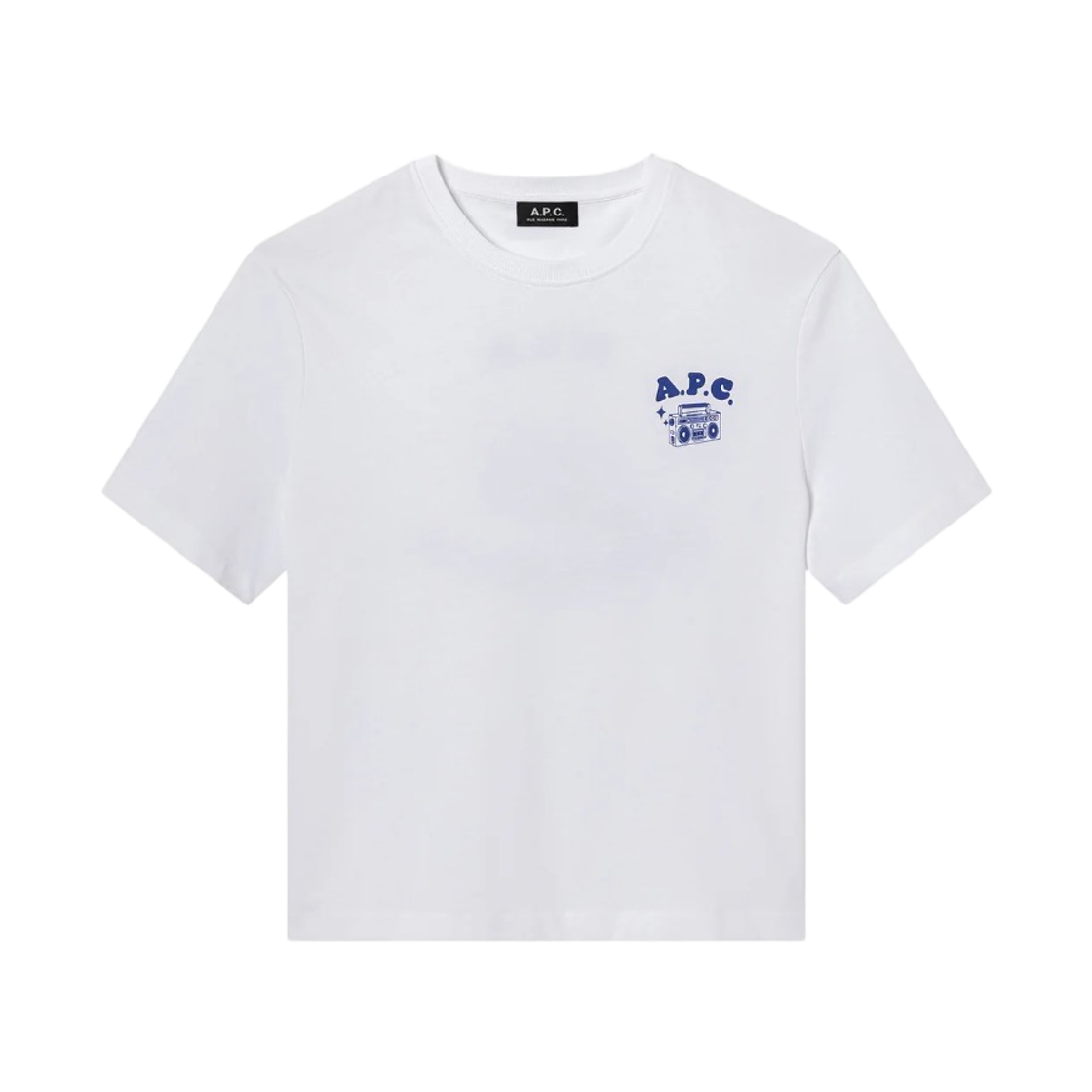 아페쎄 박시 디스코 티셔츠 블랑(A.P.C. Boxy Disco T-Shirt Blanc) - 2