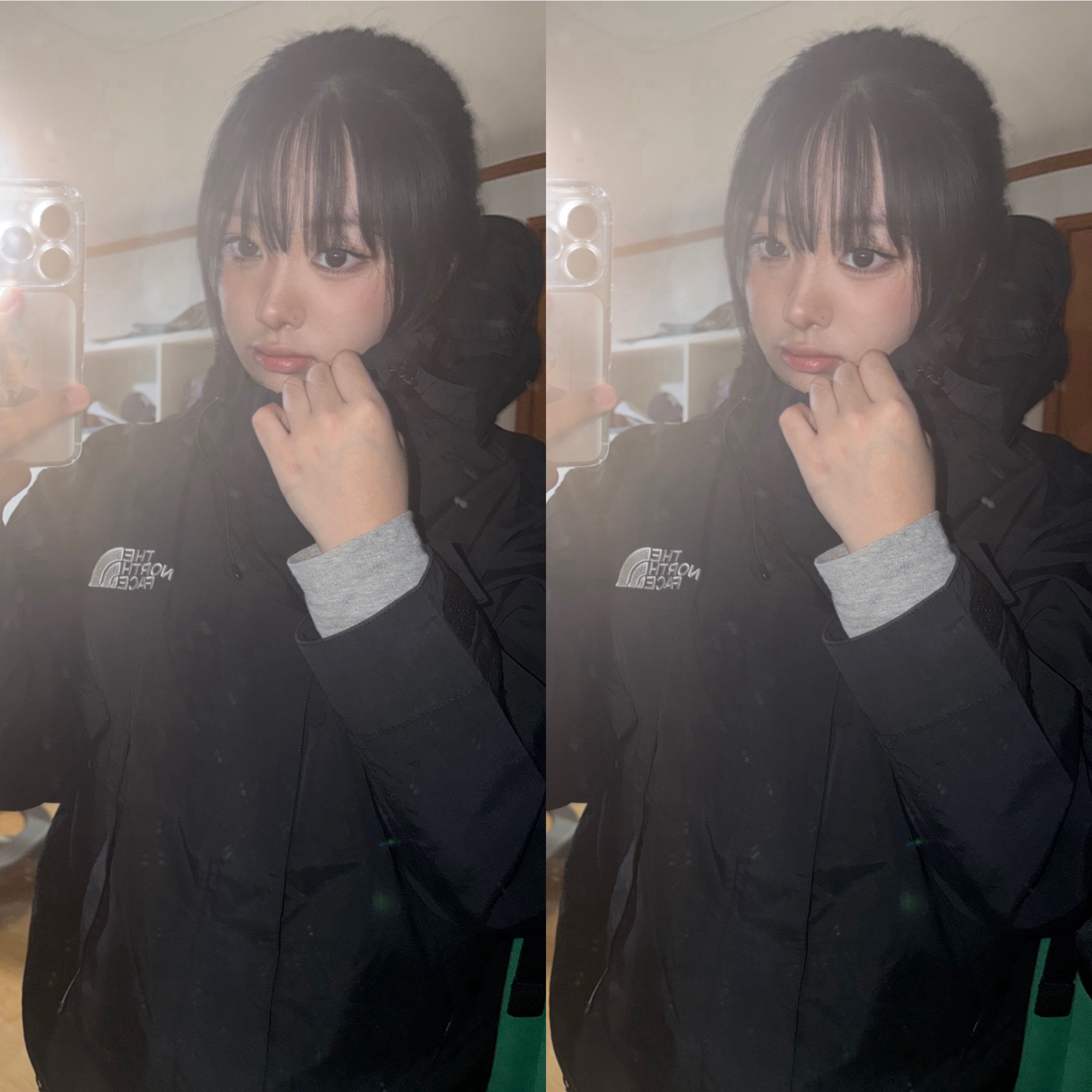 The North Face White Label Martis Jacket Black 착용 스타일