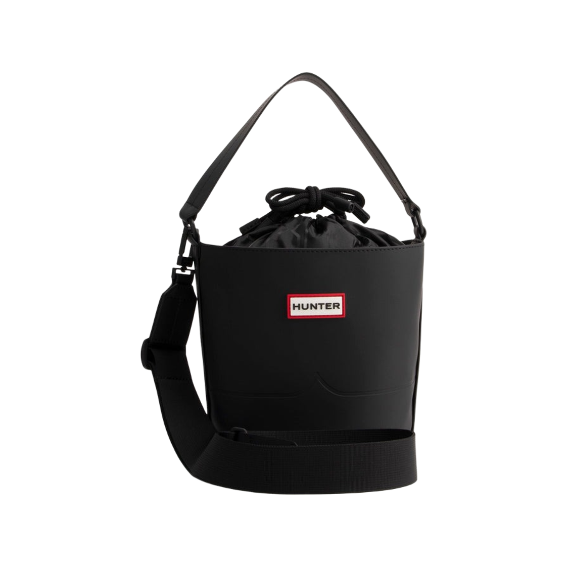 헌터 오리지널 러버라이즈 2스트랩 버킷백 블랙(Hunter Original Rubberize 2-Strap Bucket Bag Black)