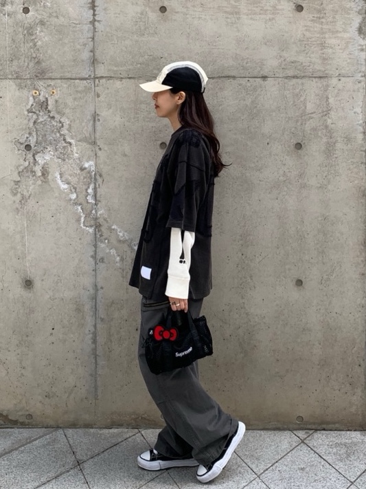 Supreme Mesh Mini Duffle Bag Black - 25SS, Supreme Side Mesh Camp Cap Cream - 25SS 착용 스타일 - 2