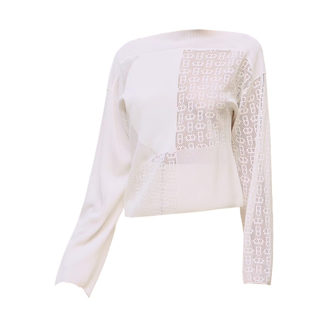 (W) 에르메스 샹달 롱슬리브 스웨터 블랑 카세((W) Hermes Chaine D'Ancre Long Sleeve Sweater Blanc Casse)