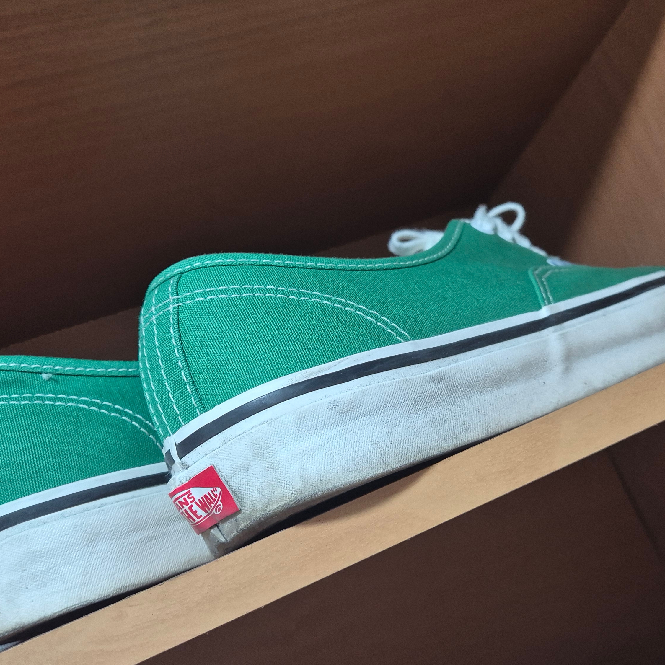 Vans Authentic 44 DX Anaheim Factory Emerald Green 착용 스타일