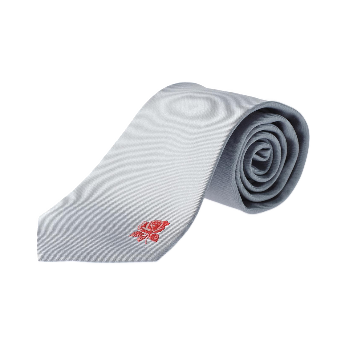 자라 x 윌리 차바리아 100% 실크 자수 타이 스카이 블루(Zara x Willy Chavarria 100% Silk Embroidered Tie Sky Blue) - 1