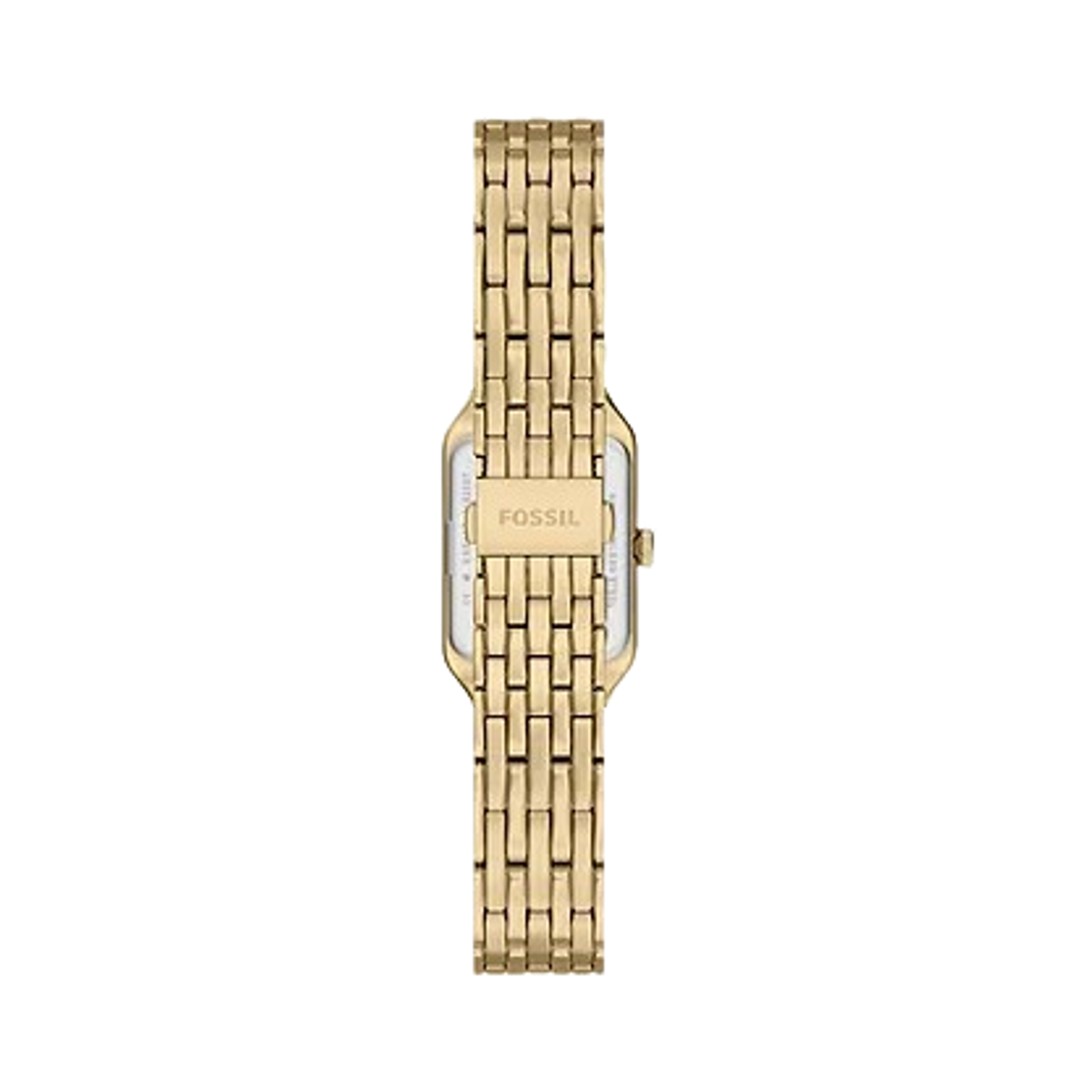 (W) 파슬 라켈 미니 쓰리핸드 쿼츠 18mm 스테인리스 스틸 화이트 골드((W) Fossil Raquel Mini Three-Hand Quartz 18mm Stainless Steel White Gold) - 2