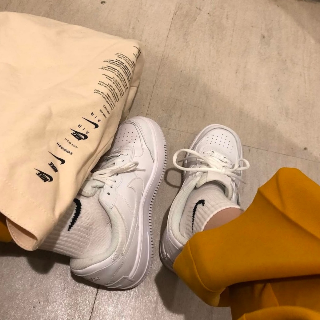 Nike Air Force 1 '07 Low White 착용 스타일