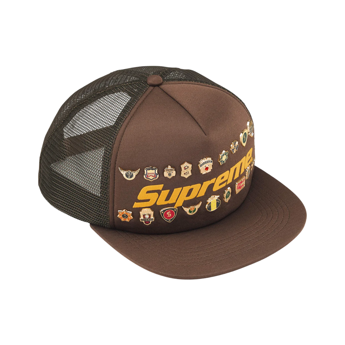 슈프림 핀 메쉬 백 5-패널 브라운 - 26SS(Supreme Pins Mesh Back 5-Panel Brown - 26SS) - 2