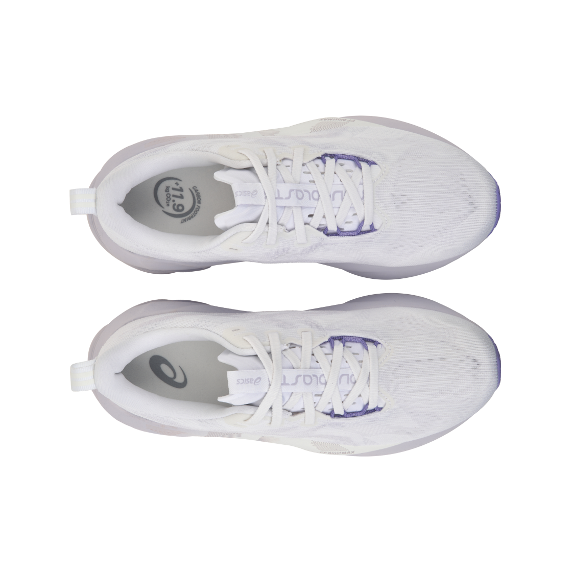(W) 아식스 노바블라스트 5 화이트 라일락 힌트((W) Asics Novablast 5 White Lilac Hint) - 5
