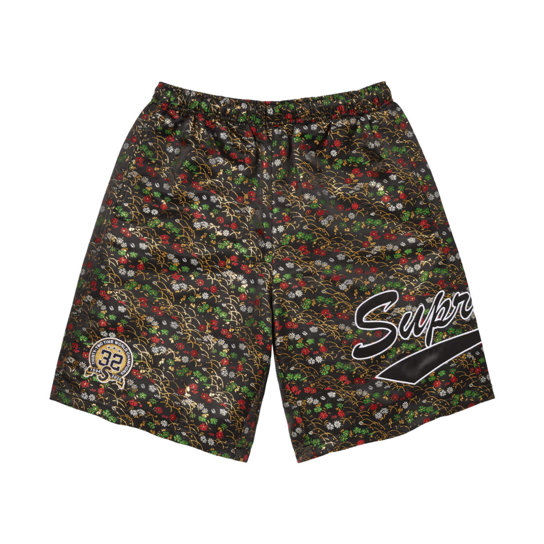 - Supreme Floral Jacquard Short Black - 26SS