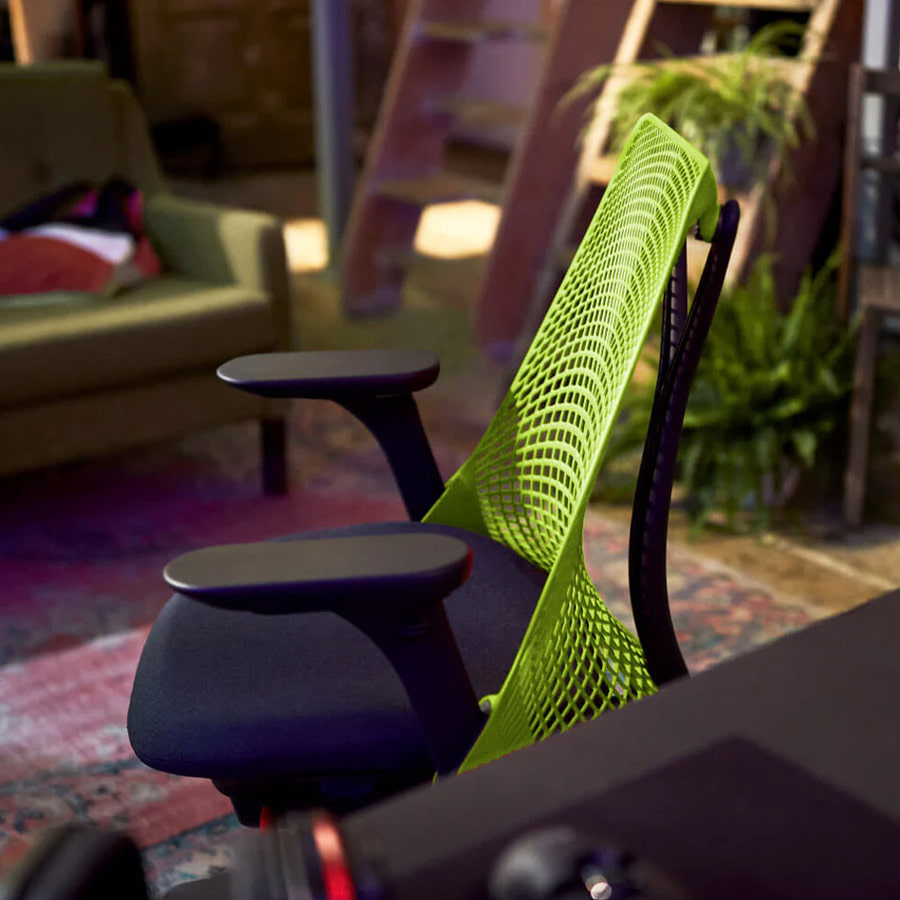 허먼 밀러 세일 게이밍 체어 네온 백(Herman Miller Sayl Gaming Chair Neon back) - 4