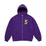 Supreme Devil S Logo Zip Up Hooded Sweatshirt Purple - 26SS
