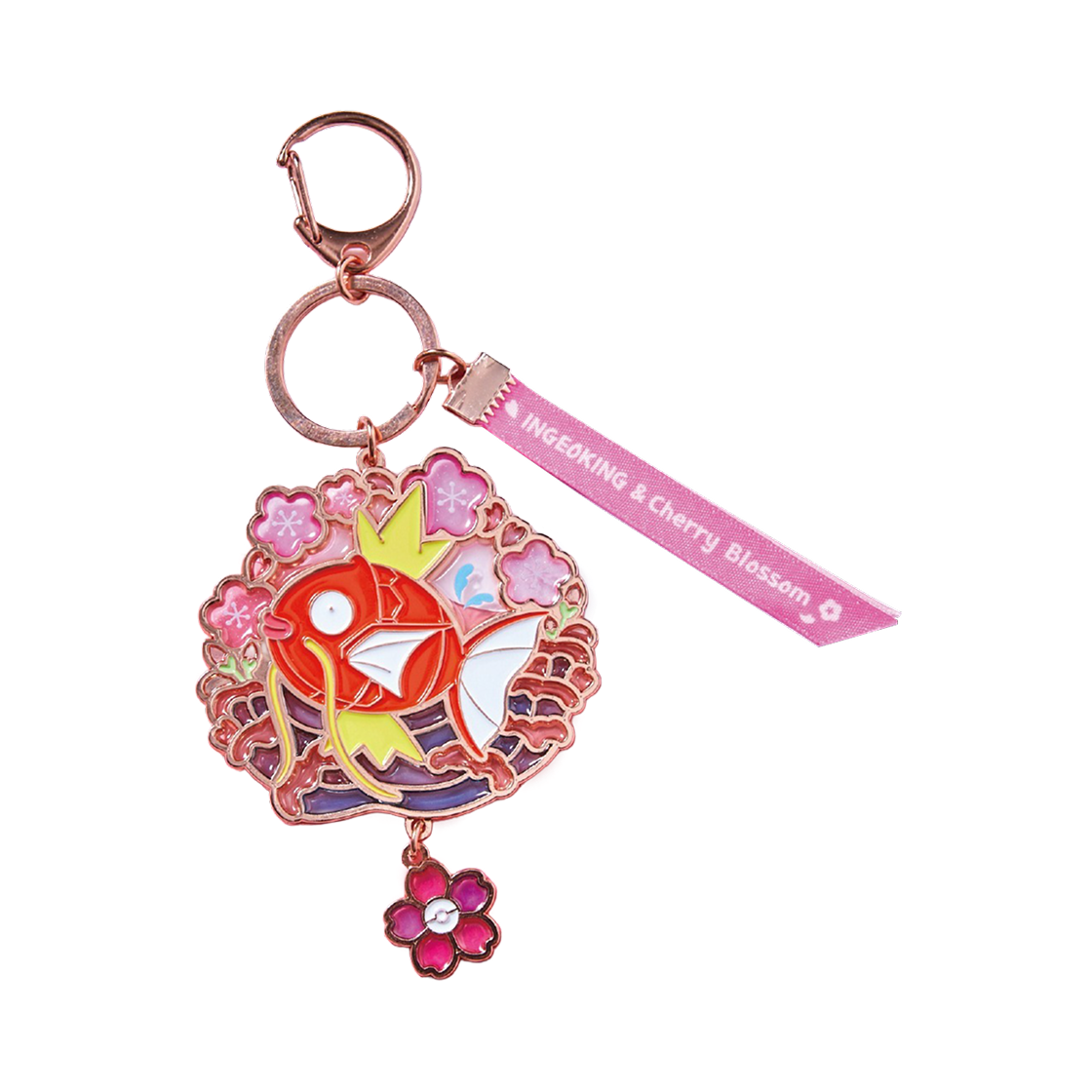 포켓몬 잉어킹 벚꽃 샤이닝 키링(Pokemon Magikarp Cherry Blossom Shining Keyring)