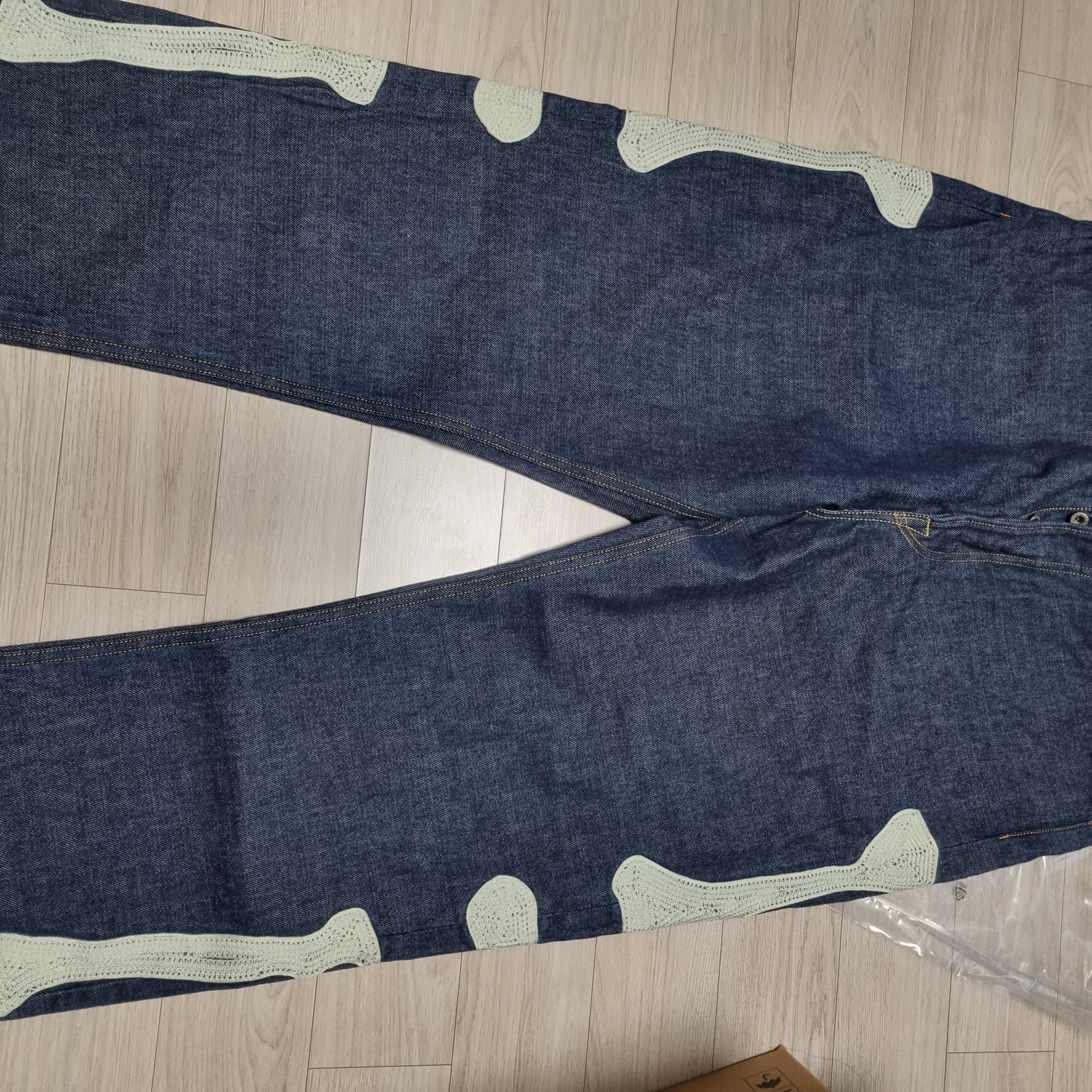 Kapital 12.5 oz. Denim Mexican Tuxedo 5P Okagilly Pants Indigo 착용 스타일 - 5