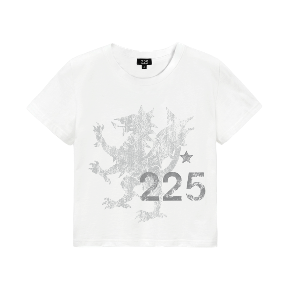 이이오 드래곤 크롭 티셔츠 화이트(225 Dragon Crop T-Shirt White)