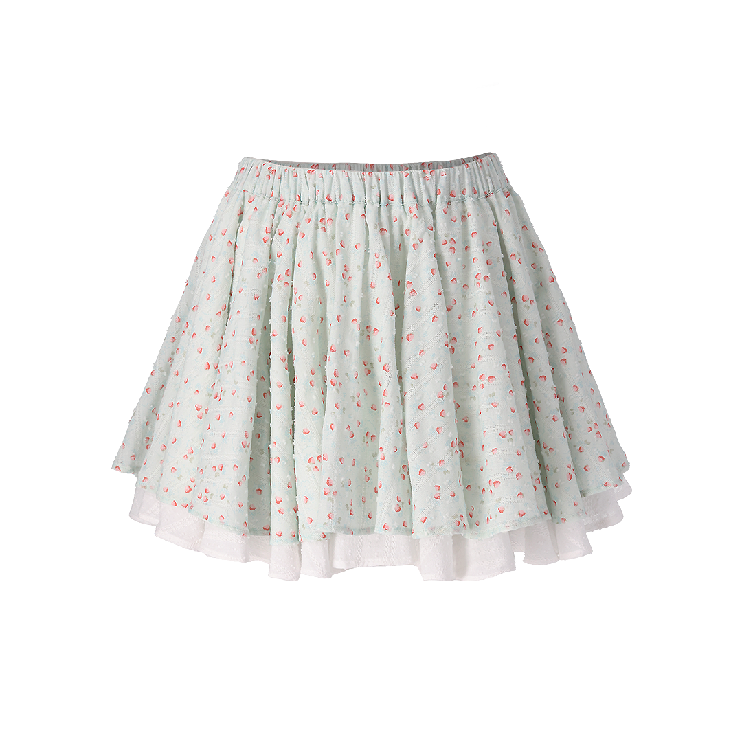 혼쿄 민트 스트로베리 캉캉 스커트(Honkyo Mint Strawberry Can Can Skirt) - 1