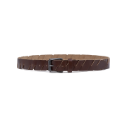 CHOWOO Cut-Off Full Grain Leather Belt Brown