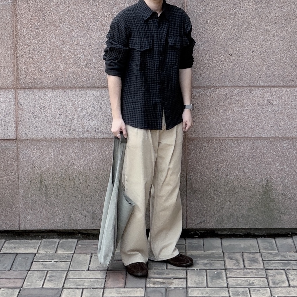 Pemont Dress Dark brown, PERENN Washed Cotton Shoulder Bag Sage 착용 스타일 - 2